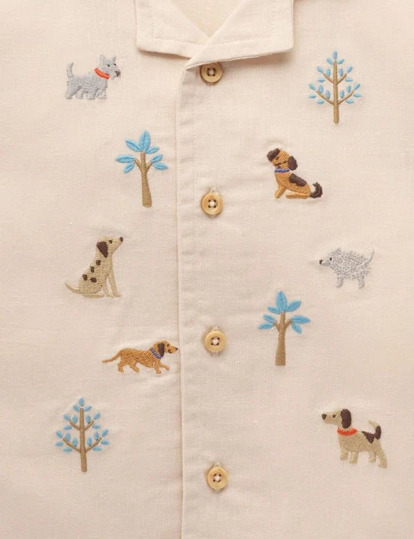 Relaxed Embroidered Shirt