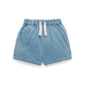 Pull On Denim Shorts