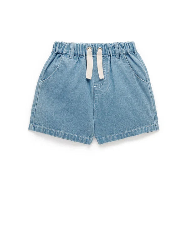 Pull On Denim Shorts