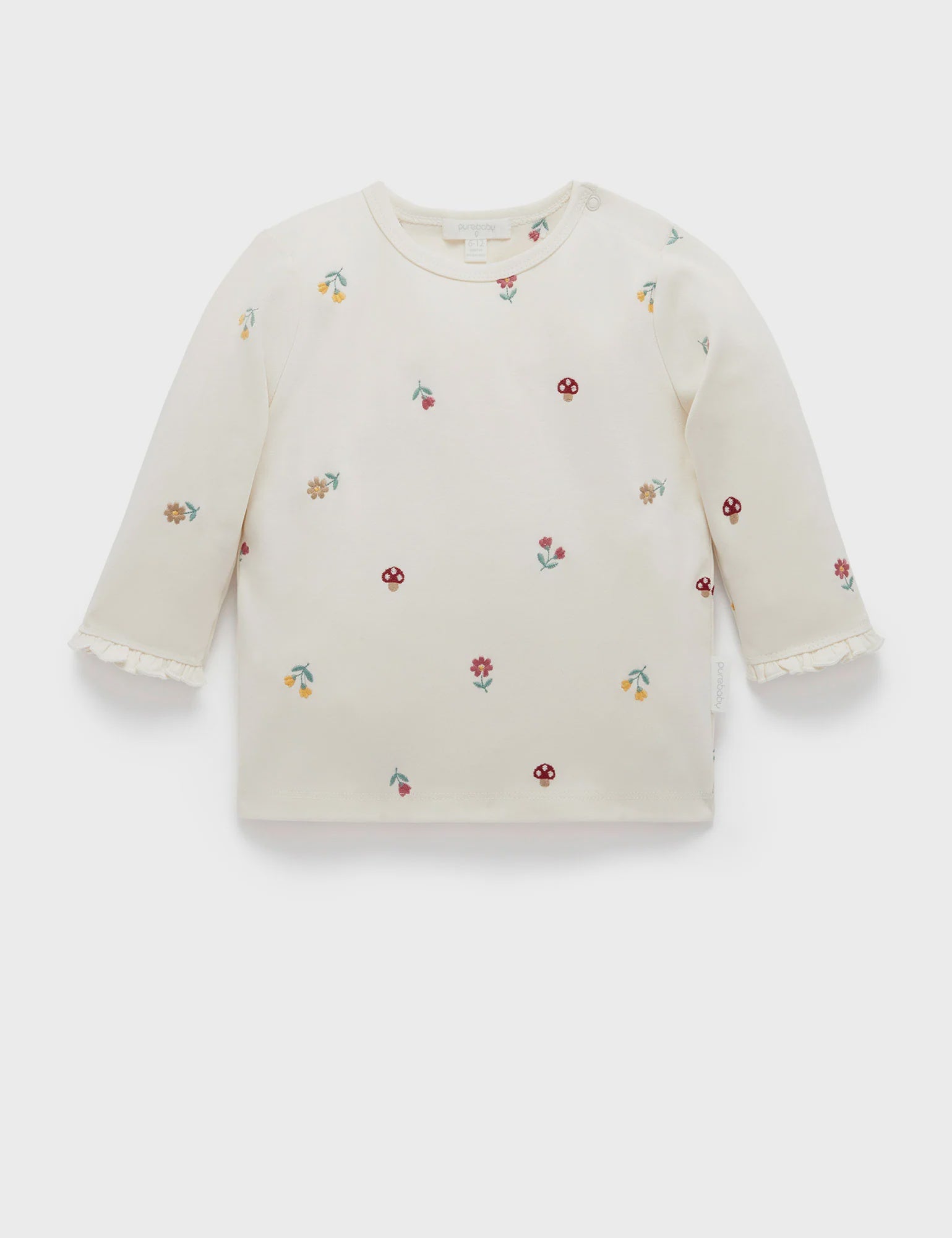 Forest Broderie Layering Top