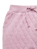 Purebaby Quilted Track Pants - Hyacinth Melange