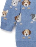 Purebaby Doggy Jaquard River Friends Jumper