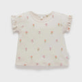 Cloud Sprig Broderie Ruffle Tee - The Toy Station