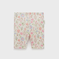 Geranium Print Bike Shorts