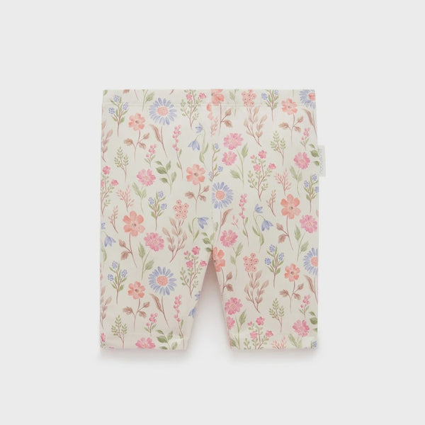 Geranium Print Bike Shorts