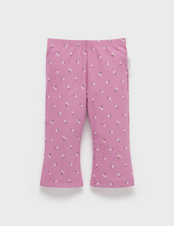 Mini Floral Flared Leggings