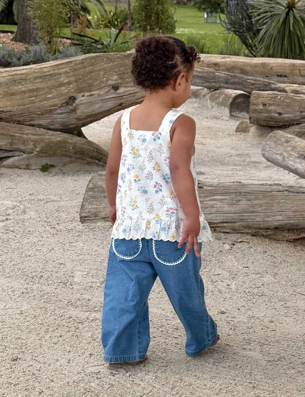 Posy Chambray Set