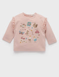 Mouse Thick Ruffle Top