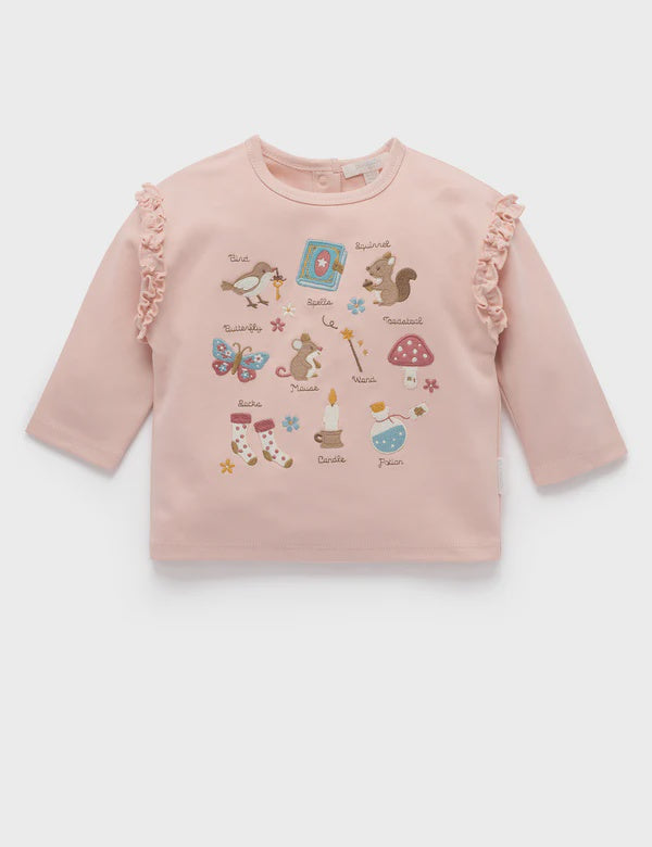 Mouse Thick Ruffle Top