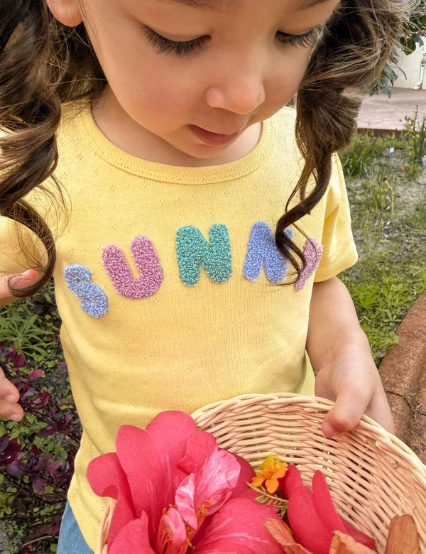 Sunny Pointelle Tee