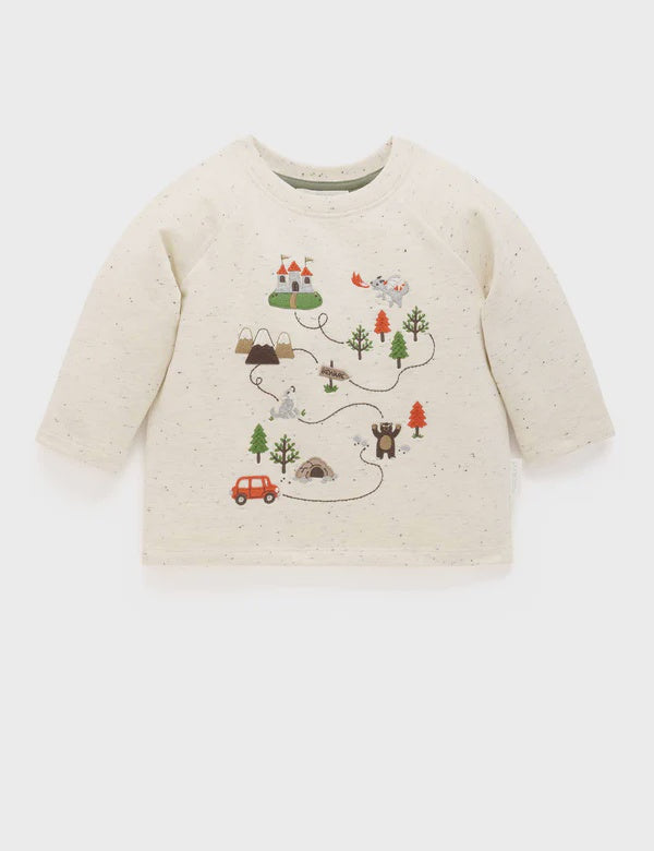 Castle Map Thick Tee
