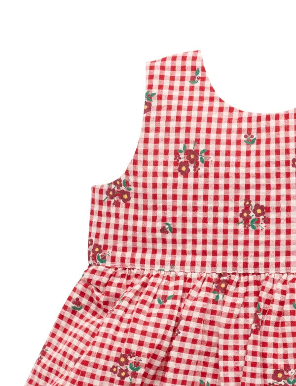 Festive Gingham Dress