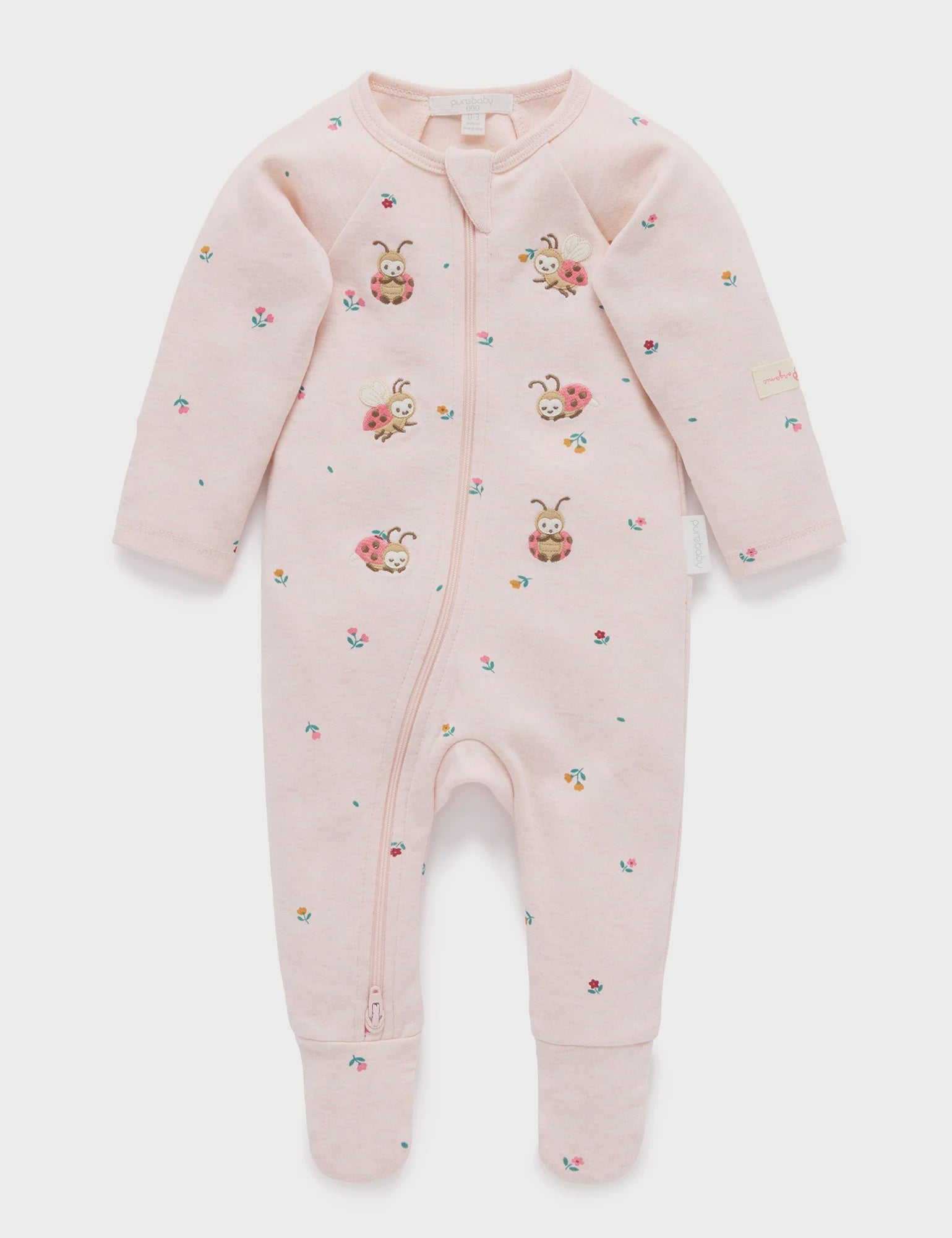 Ladybird Thick Zip Growsuit