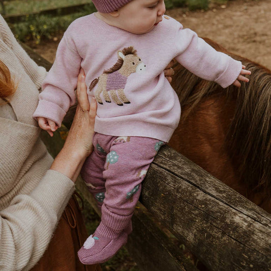 On the Farm Leggings - Orchard Jacquard - The Toy Station