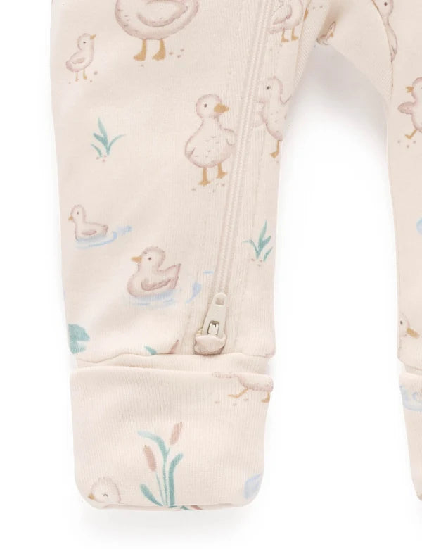 Goose Printed Zip Growsuit