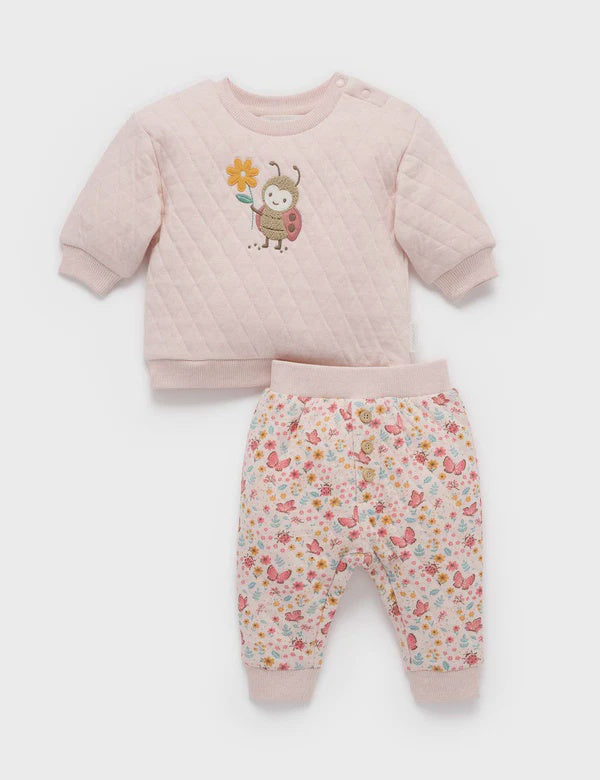 Butterfly Quilted Track Set
