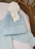 Baby Knit Beanie | Traditional Blue
