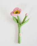 Felt Pink Poppy Flower