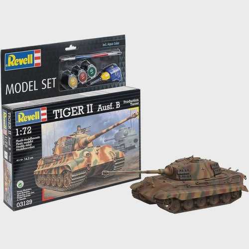 Revell 1/72 Tiger II Ausf.B Plastic Model Gift Set