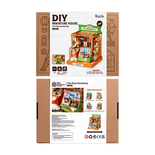 DIY Miniture House - The Muse Bookshop