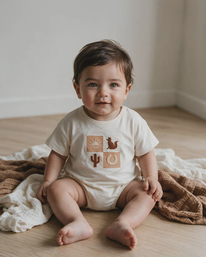 PHOENIX ORGANIC TUFTED BODYSUIT