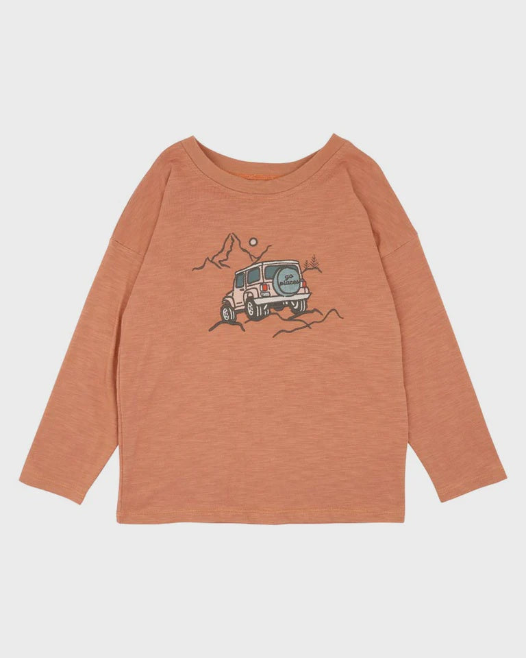 Fox & Finch WILD SIDE 4WD LS TEE 3-7 YRS