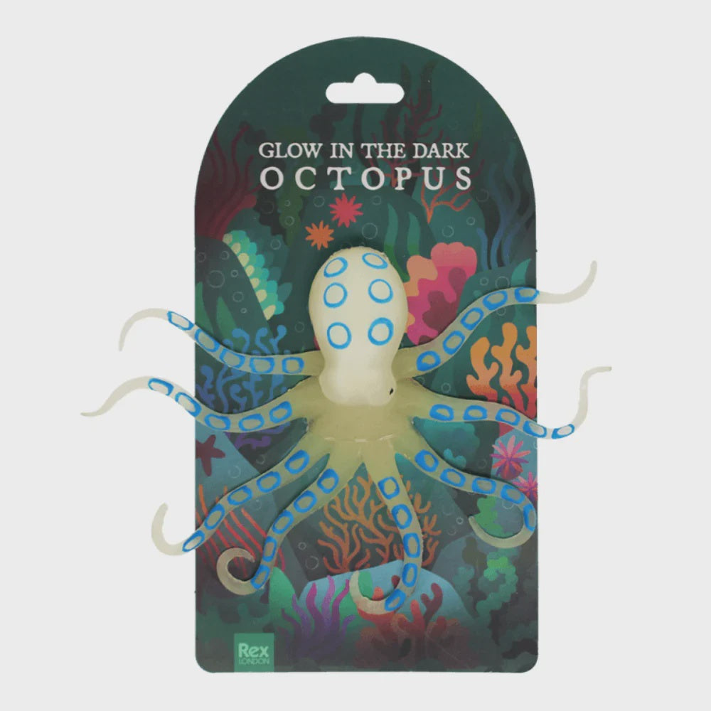 Glow In The Dark Squishy Toy Octopus