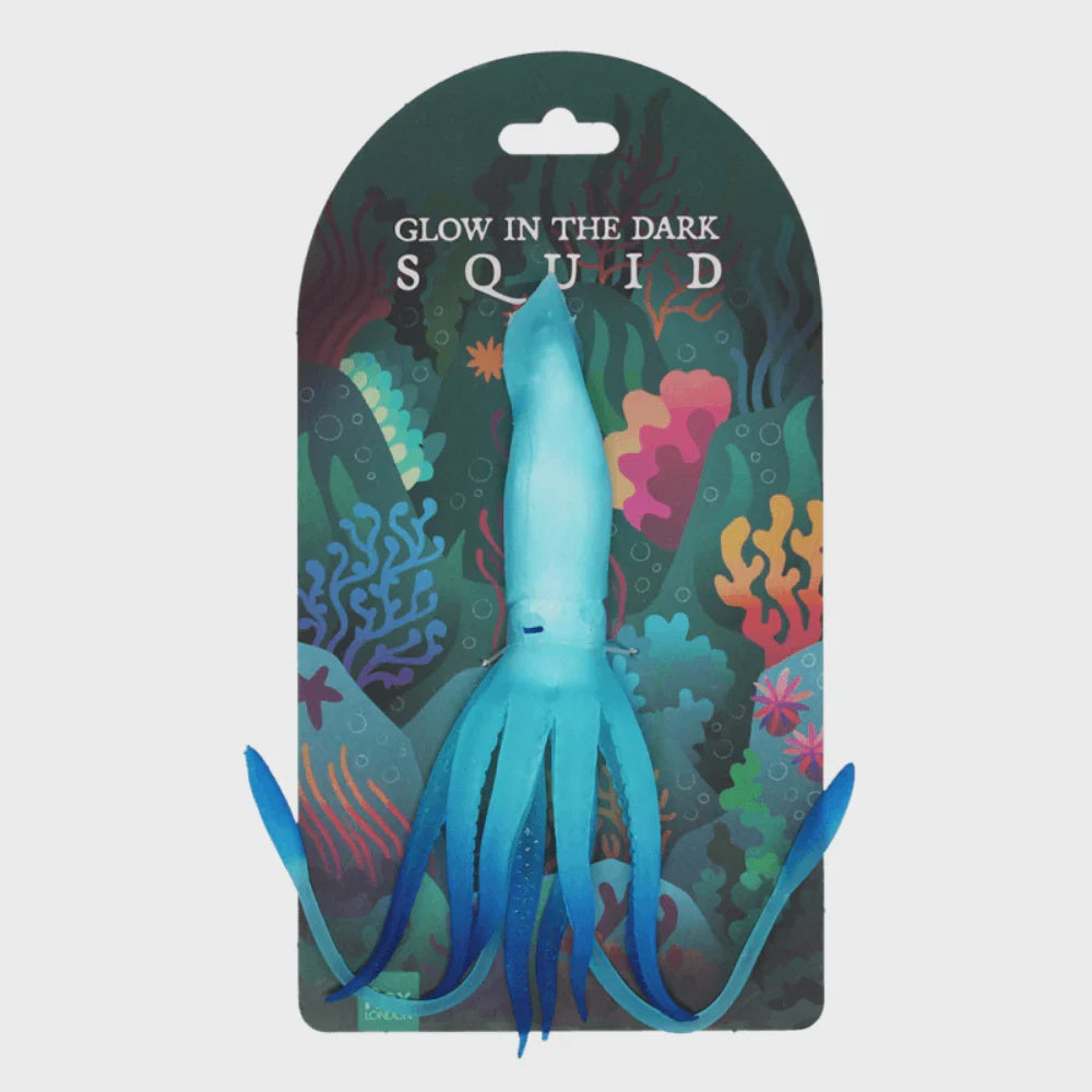 Glow In The Dark Squishy Toy Squid