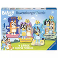 Bluey Puzzle - 4 Large Shaped Puzzles - The Toy Station