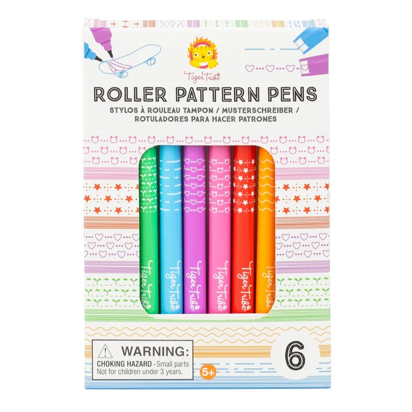 Tiger Tribe Roller Pattern Pens - The Toy Station