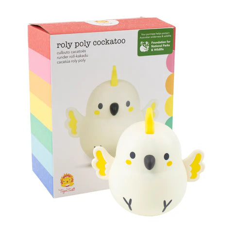 Tiger Tribe Roly Poly Cockatoo - The Toy Station