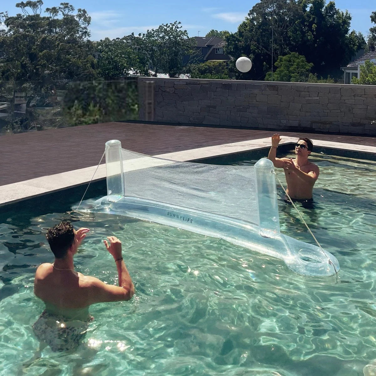 Sunnylife Inflatable Glitter Volleyball Set