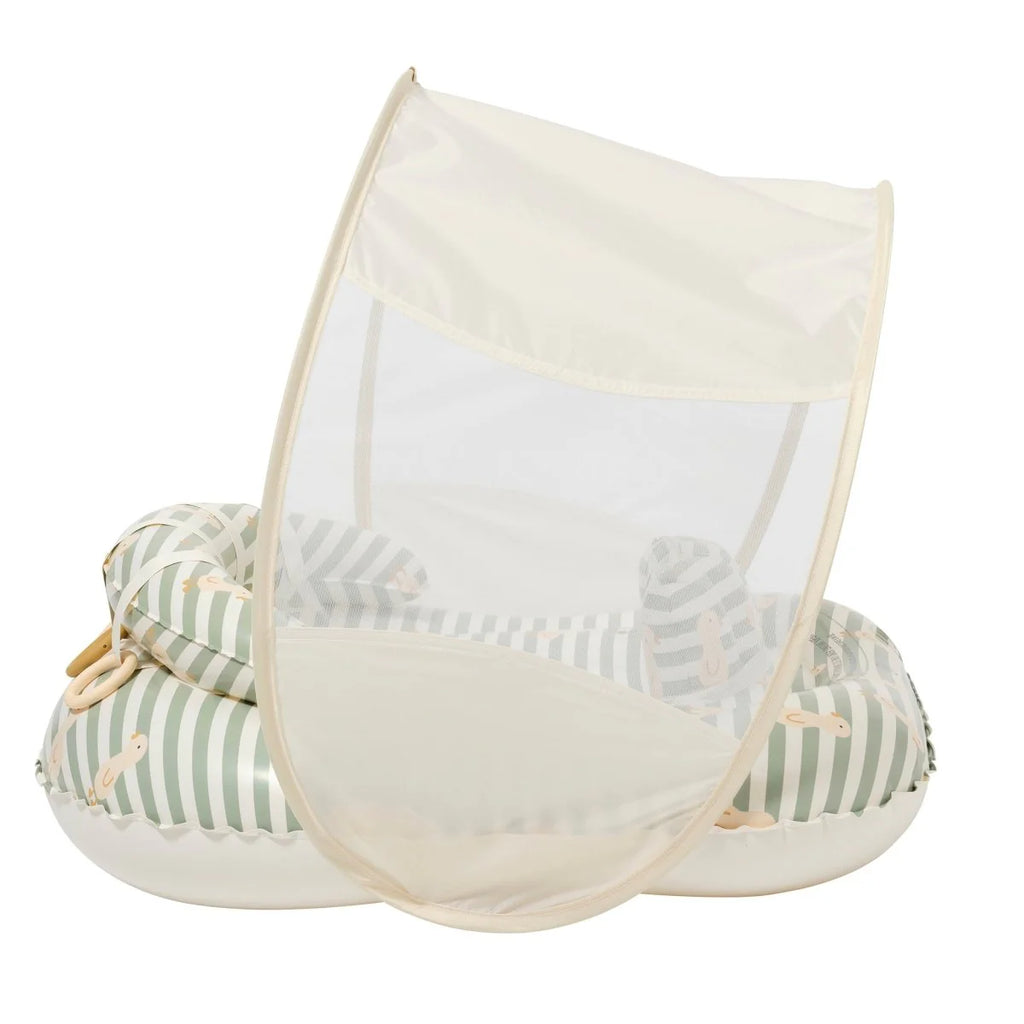 Interactive Baby Foat Duck Sage Stripe