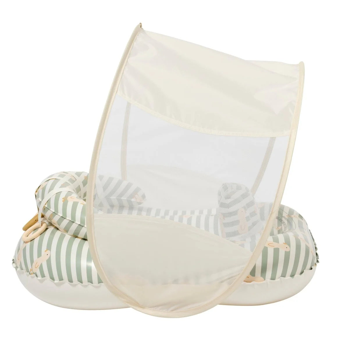 Interactive Baby Foat Duck Sage Stripe