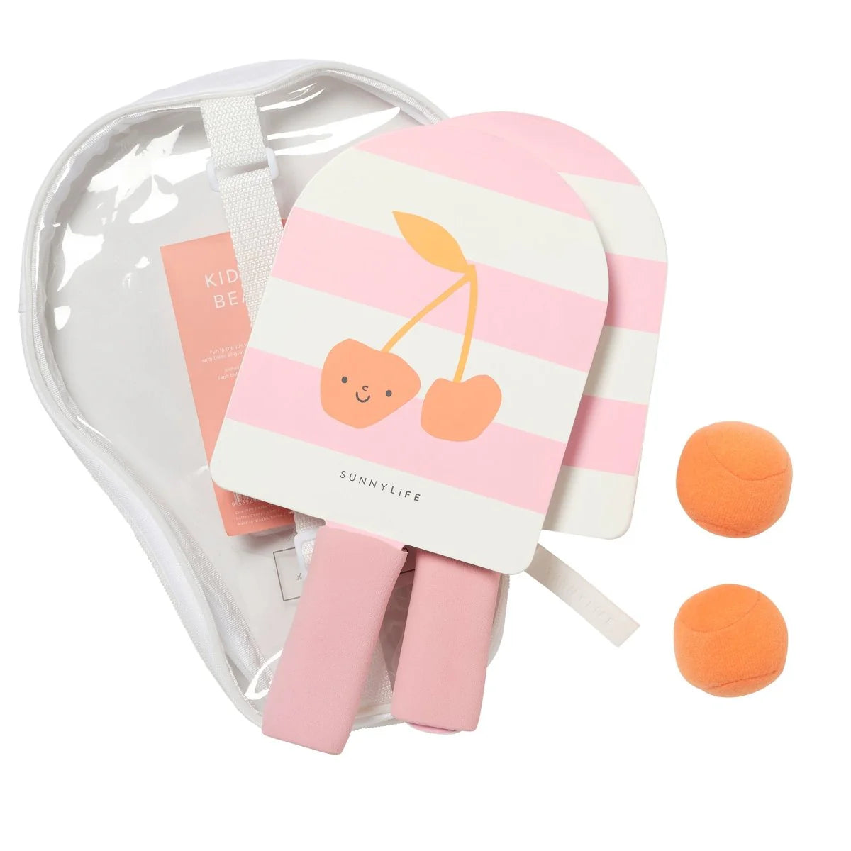 Kids Velcro Beach Bats Cotton Candy Cherry