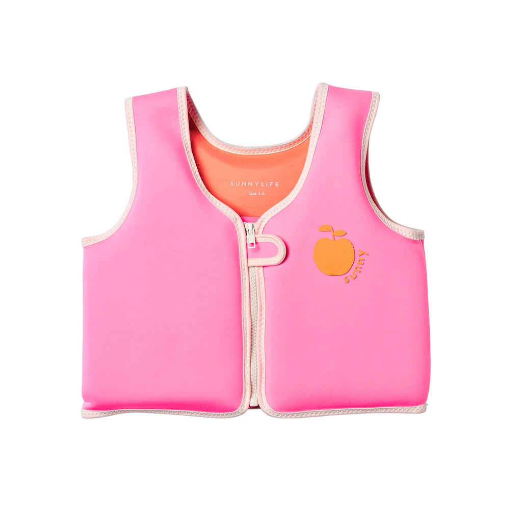 Kids Swim Vest - Poppy the Peach