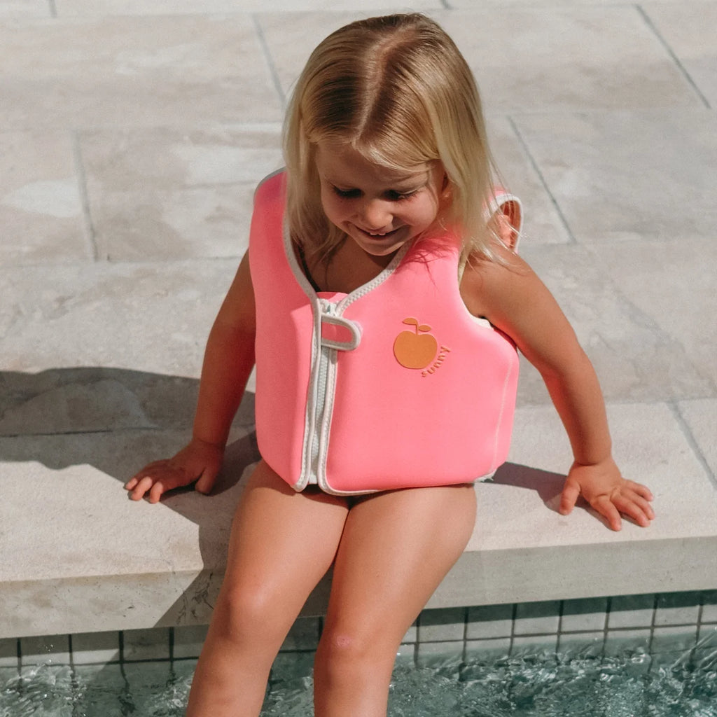 Kids Swim Vest - Poppy the Peach