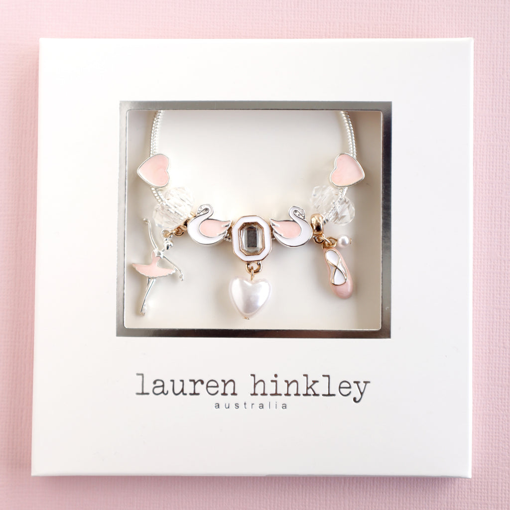 Lauren Hinkley Ava Ballet Swan Lake Charm Bracelet