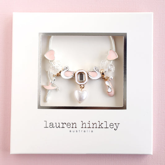 Lauren Hinkley Ava Ballet Swan Lake Charm Bracelet