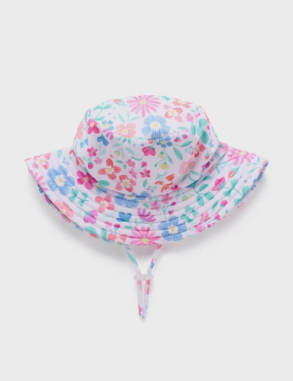Wildflower Broad Brim Swim Hat