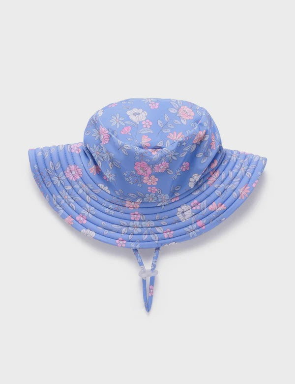 Peony Broad Brim Swim Hat