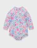 Wildflower Long Sleeve Swimsuit