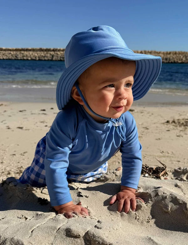 Blue Jay Broad Brim Swim Hat