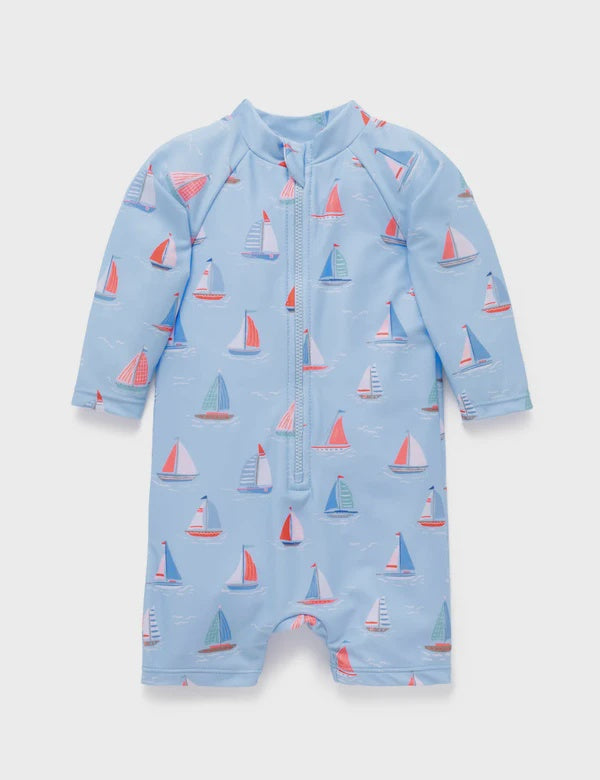 Sail Away Long Sleeve Rashie Sunsuit