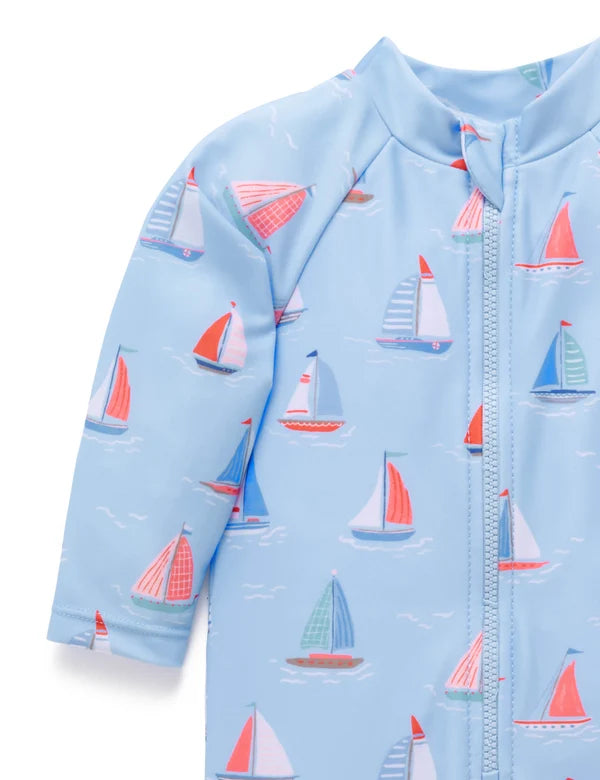 Sail Away Long Sleeve Rashie Sunsuit