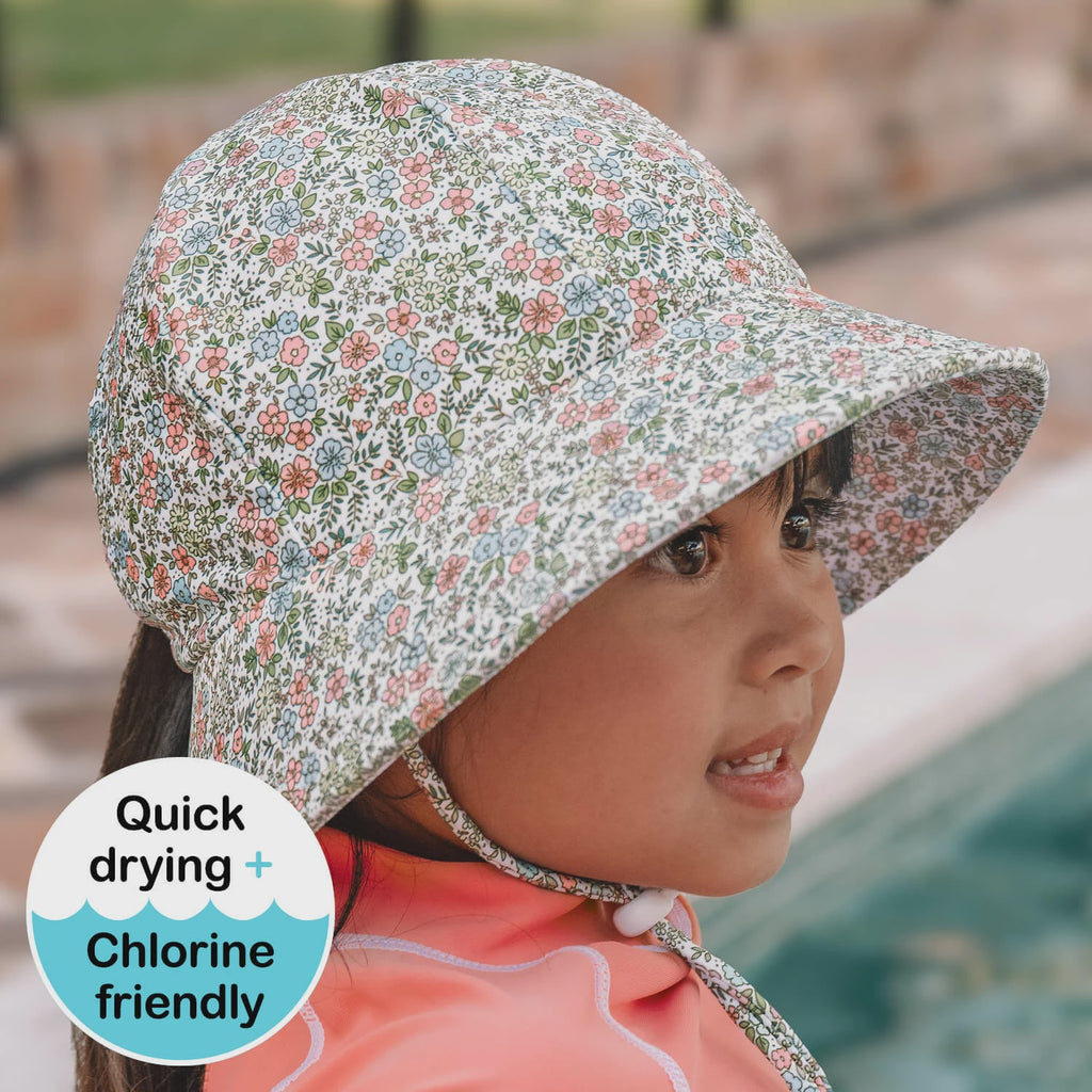 Ponytail Swim Bucket Beach Hat