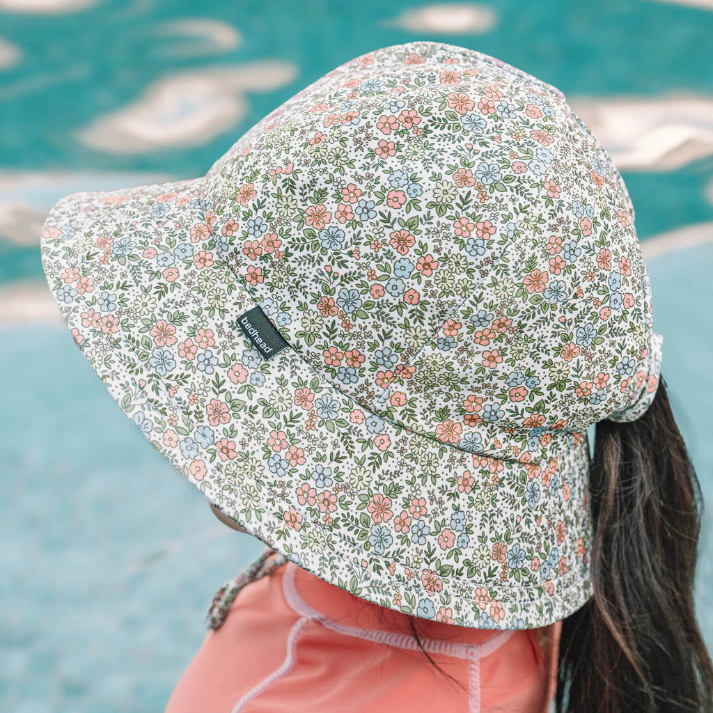 Ponytail Swim Bucket Beach Hat