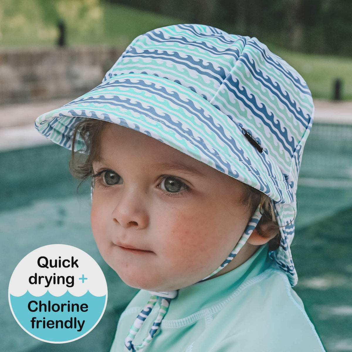 Swim Legionnaire Flap Beach Hat