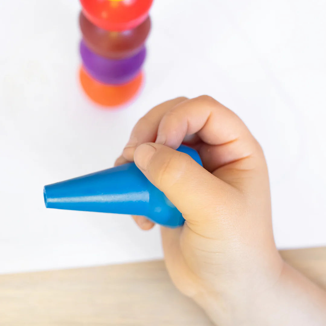 Stackable Crayons - Retro Rainbow - The Toy Station