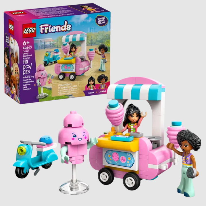Lego Friends 42643 Candyfloss Stand and Scooter - The Toy Station